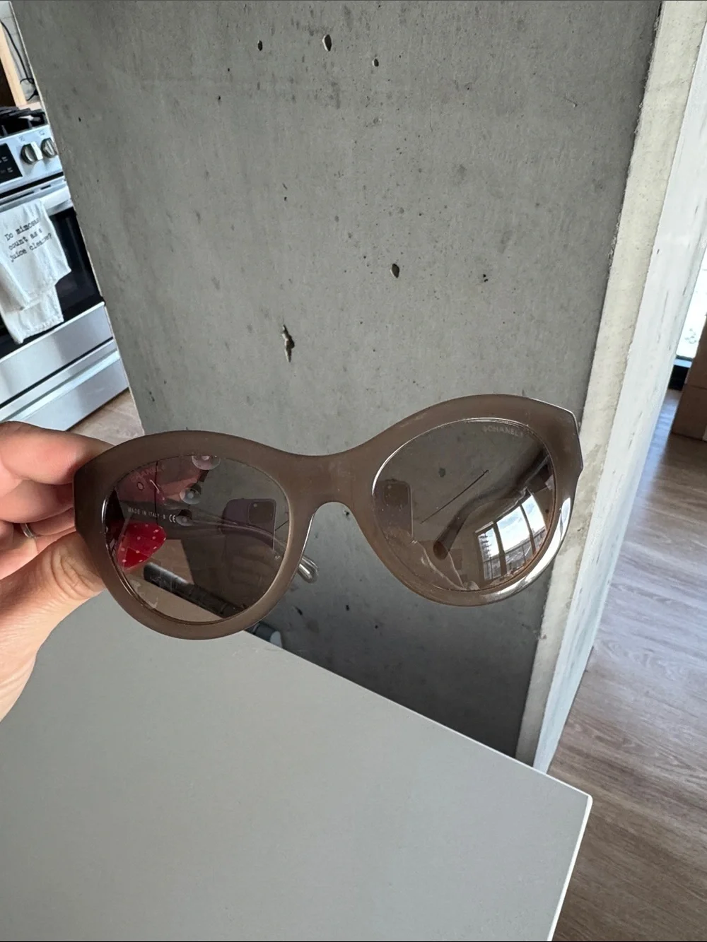 Chanel Women’s Taupe Fashion Sunglasses — Chic Oversized Frame